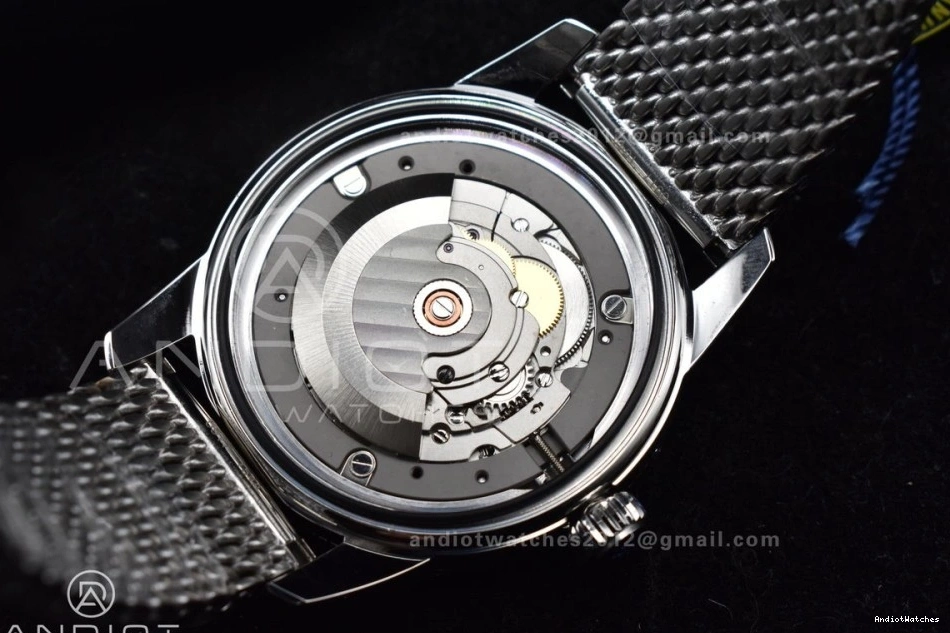 Fashionable Mesh 42mm Ceramic SS Blue Dial Bezel Blue II on 1169 A Heritage SS BLSF SuperOcean Bracelet 0913